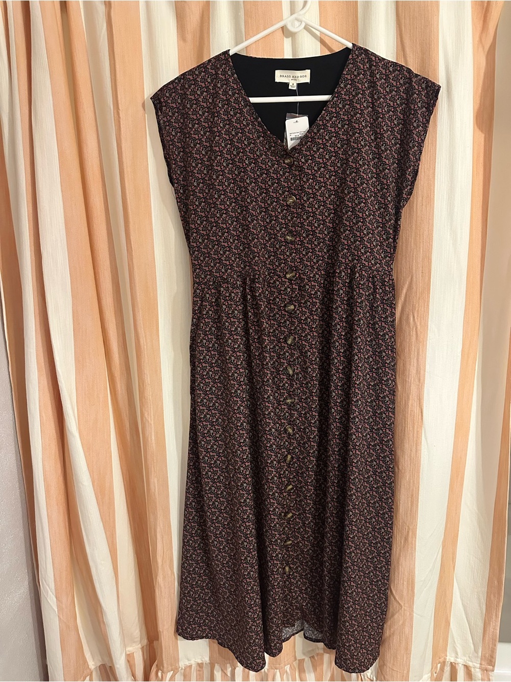 Called to Surf brand new Floral Button-Front Midi Dress